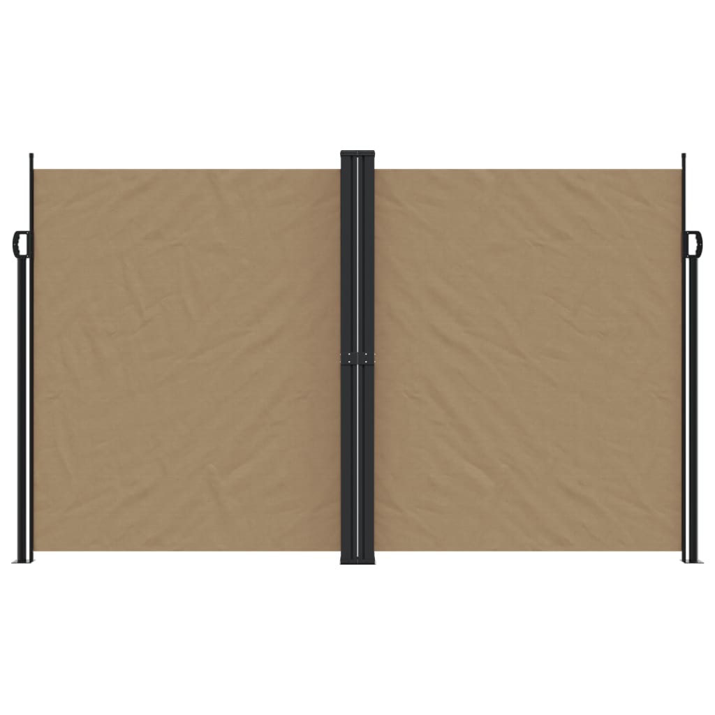 vidaXL Store latéral rétractable taupe 200x1200 cm
