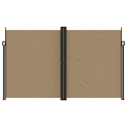 vidaXL Store latéral rétractable taupe 200x1200 cm