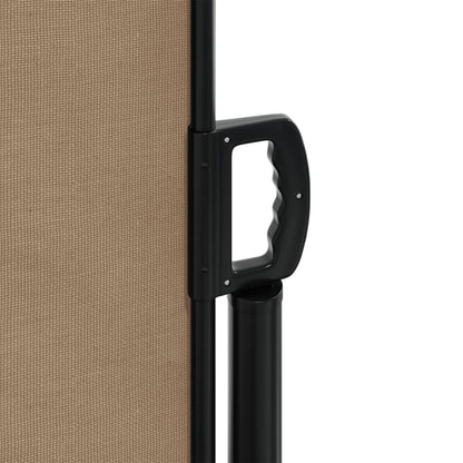 vidaXL Store latéral rétractable taupe 200x1200 cm