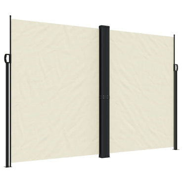 vidaXL Store latéral rétractable crème 220x1200 cm