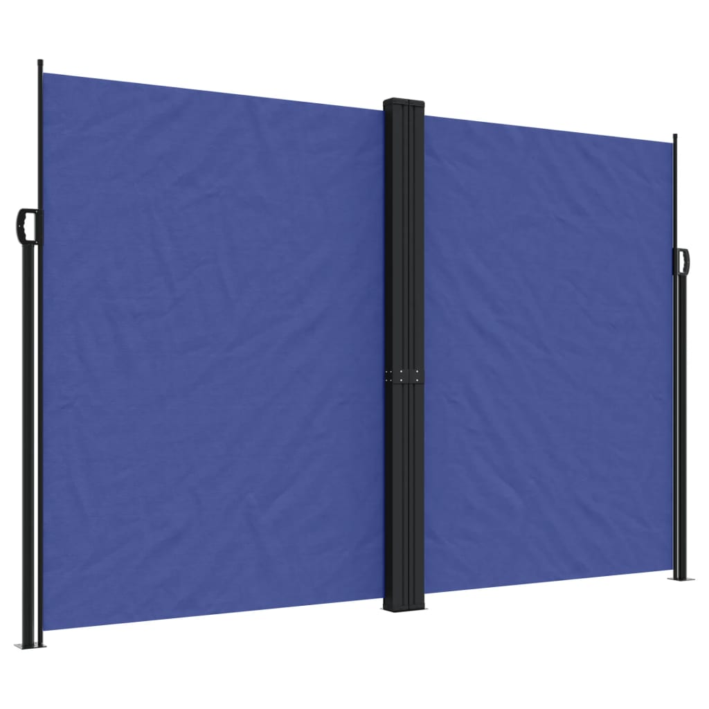 vidaXL Store latéral rétractable bleu 220x1200 cm