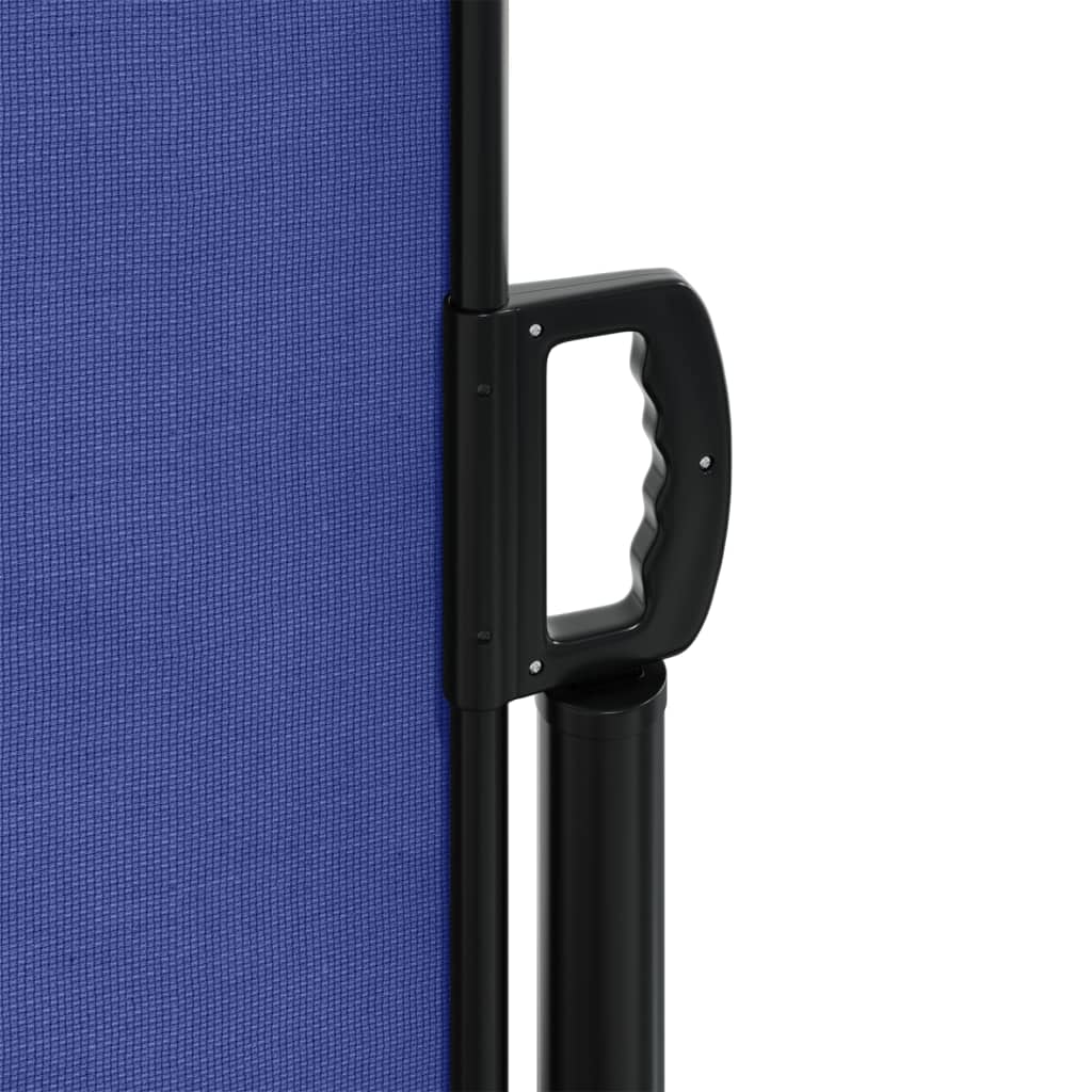 vidaXL Store latéral rétractable bleu 220x1200 cm