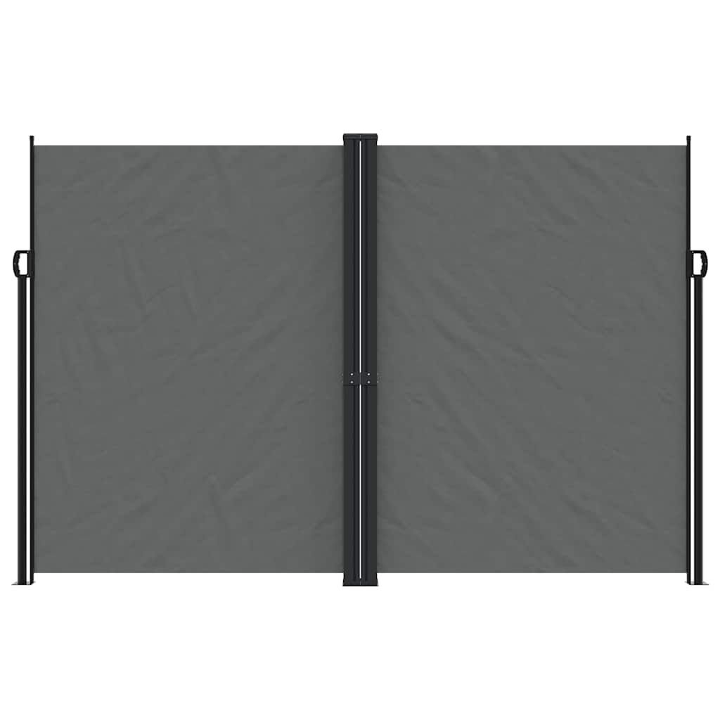 vidaXL Seitenmarkise Ausziehbar Anthrazit 220x1200 cm