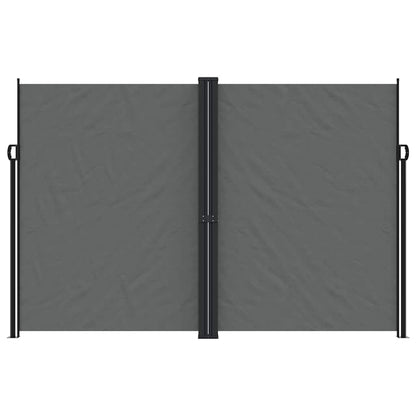 vidaXL Seitenmarkise Ausziehbar Anthrazit 220x1200 cm