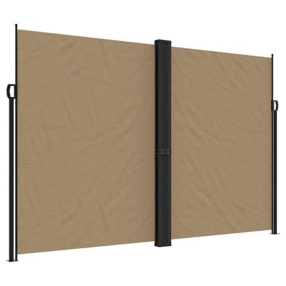 vidaXL Store latéral rétractable taupe 220x1200 cm