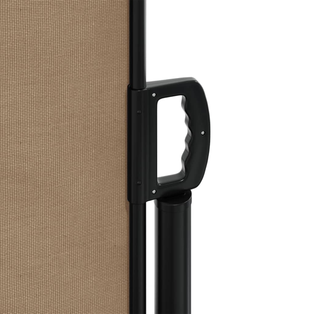 vidaXL Store latéral rétractable taupe 220x1200 cm