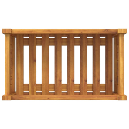 vidaXL Pflanzkübel mit Einlage 54x31x30 cm Massivholz Akazie