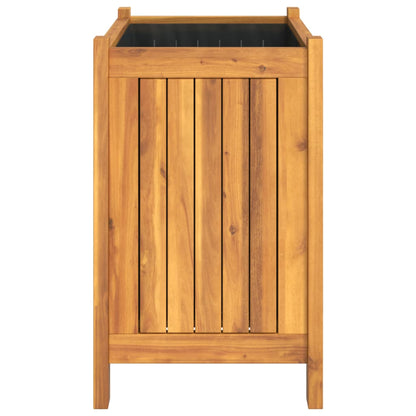 vidaXL Pflanzkübel mit Einlage 54x31x50 cm Massivholz Akazie