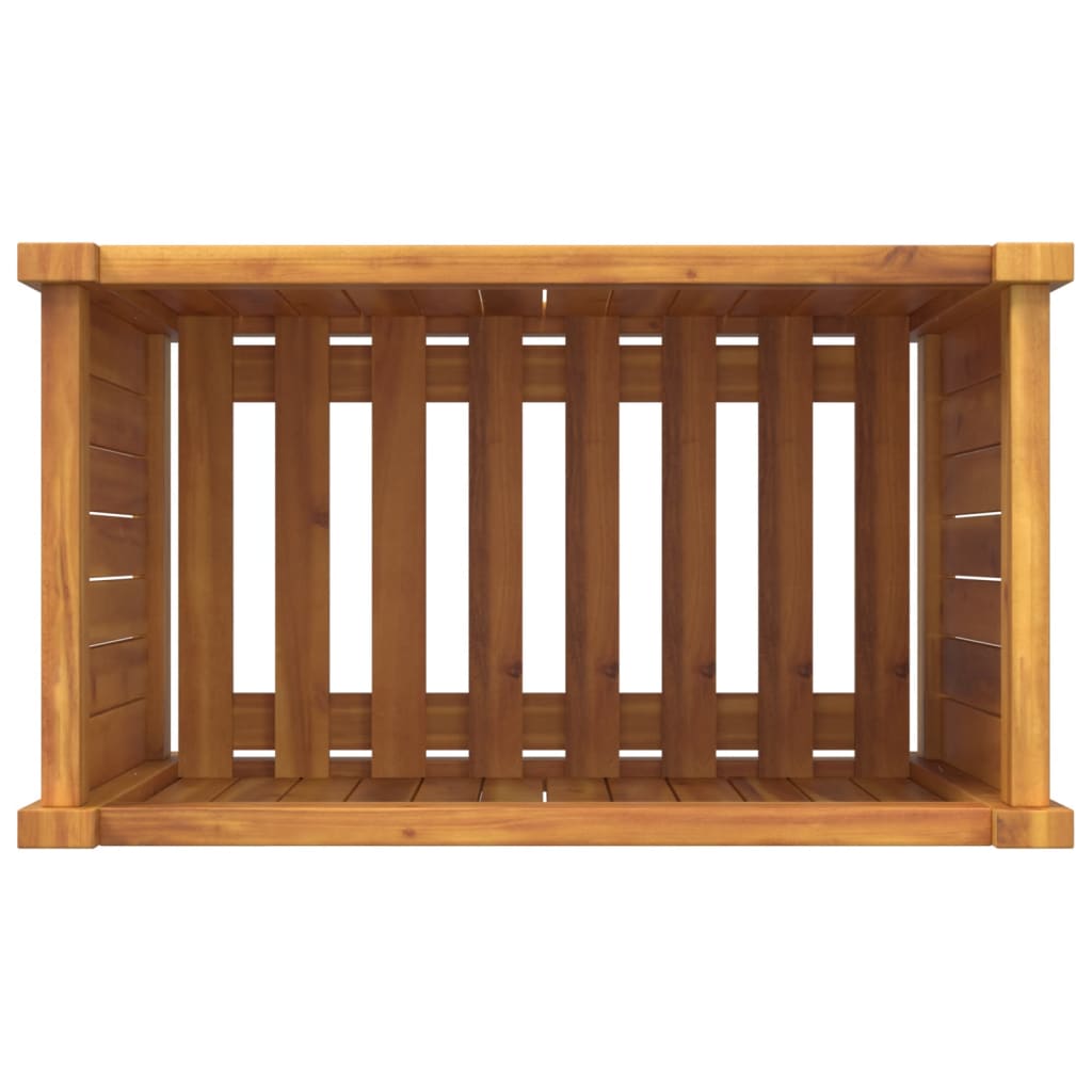 vidaXL Pflanzkübel mit Einlage 54x31x50 cm Massivholz Akazie