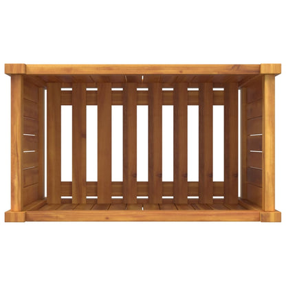 vidaXL Pflanzkübel mit Einlage 54x31x50 cm Massivholz Akazie
