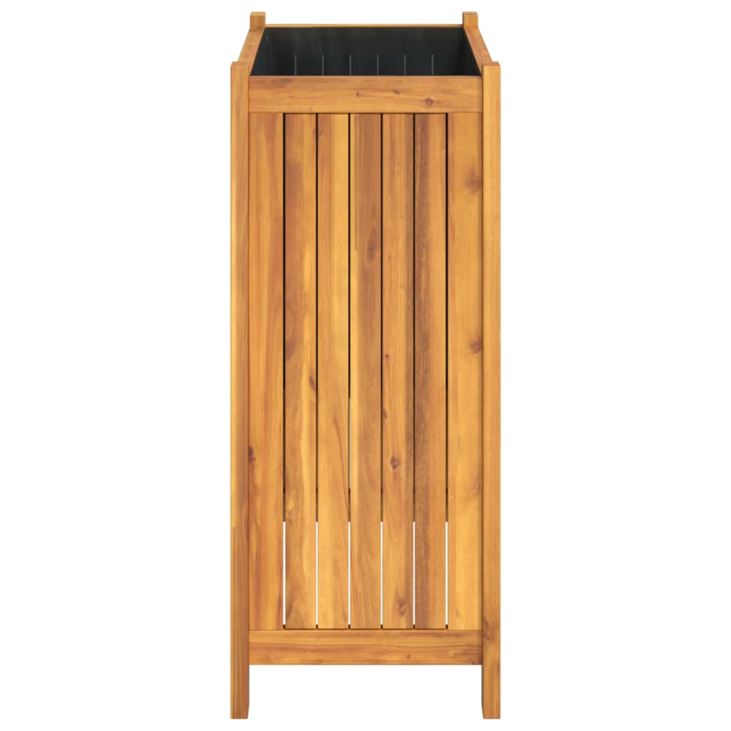 vidaXL Pflanzkübel mit Einlage 54x31x75 cm Massivholz Akazie