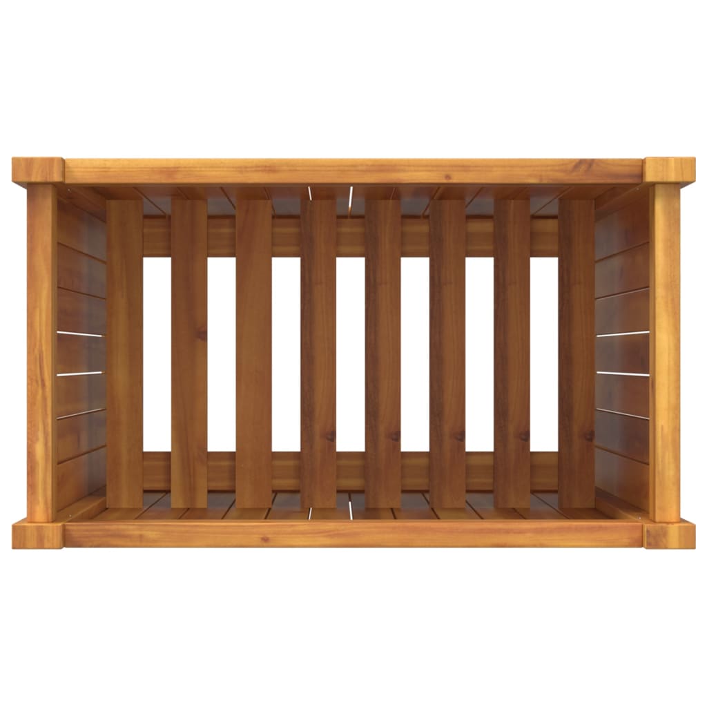 vidaXL Pflanzkübel mit Einlage 54x31x75 cm Massivholz Akazie