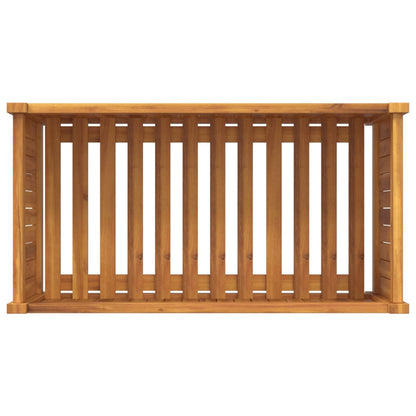 vidaXL Pflanzkübel mit Einlage 80x42x40 cm Massivholz Akazie