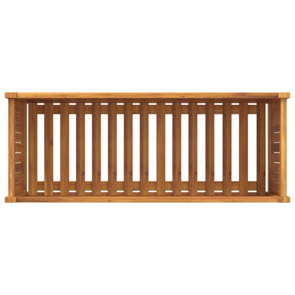 vidaXL Pflanzkübel mit Einlage 99,5x38x50 cm Massivholz Akazie