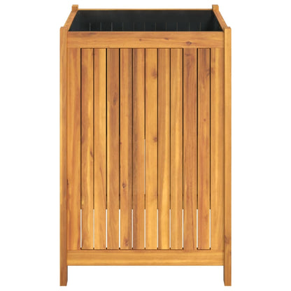 vidaXL Pflanzkübel mit Einlage 50x50x75 cm Massivholz Akazie