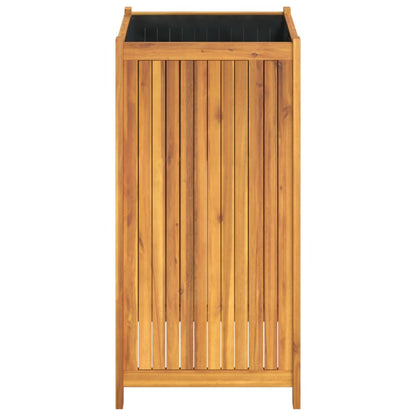 vidaXL Pflanzkübel mit Einlage 50x50x100 cm Massivholz Akazie