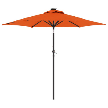 vidaXL Sonnenschirm mit Stahlmast Terracotta 225x225x212 cm