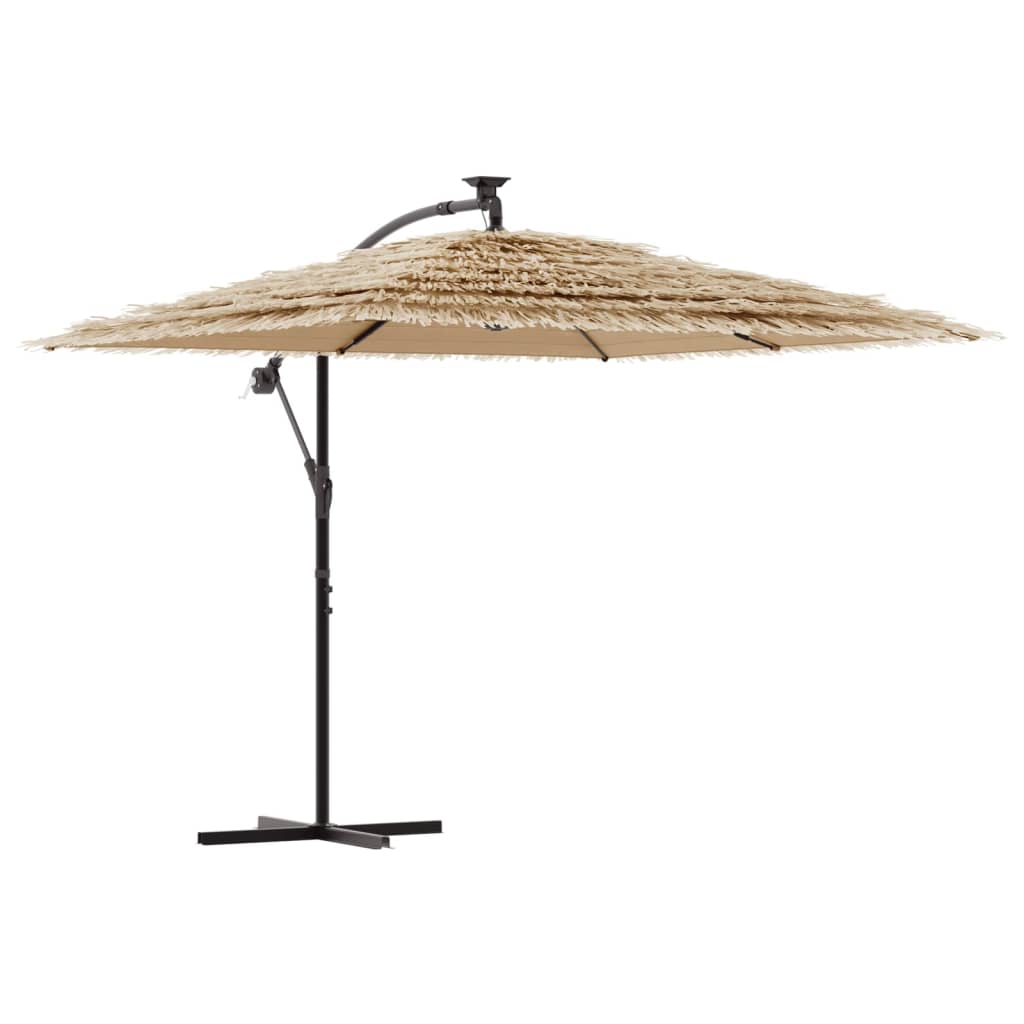 vidaXL Sonnenschirm mit Stahlmast Braun 246x246x230 cm