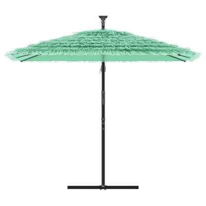 vidaXL Sonnenschirm mit Stahlmast Grün 246x246x230 cm