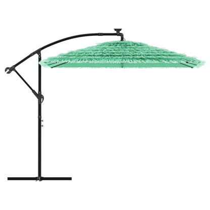 vidaXL Sonnenschirm mit Stahlmast Grün 246x246x230 cm