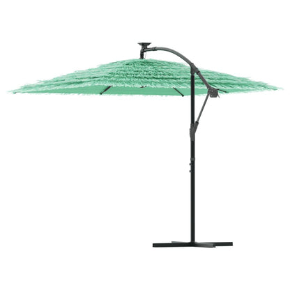 vidaXL Sonnenschirm mit Stahlmast Grün 246x246x230 cm
