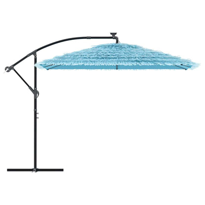 vidaXL Sonnenschirm mit Stahlmast Blau 290x290x238 cm