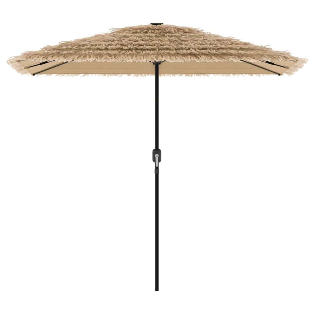vidaXL Parasol avec mât en acier Marron 248x248x248 cm