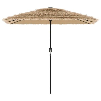 vidaXL Parasol avec mât en acier Marron 248x248x248 cm