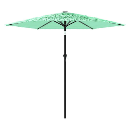 vidaXL Parasol avec mât en acier Vert 268x268x226 cm