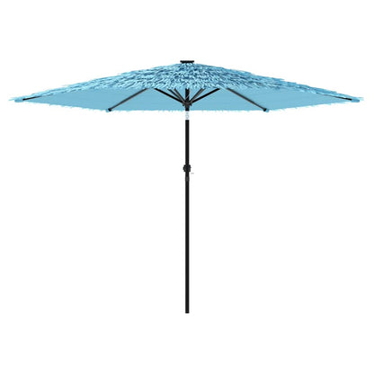 vidaXL Sonnenschirm mit Stahlmast Blau 288x288x225 cm