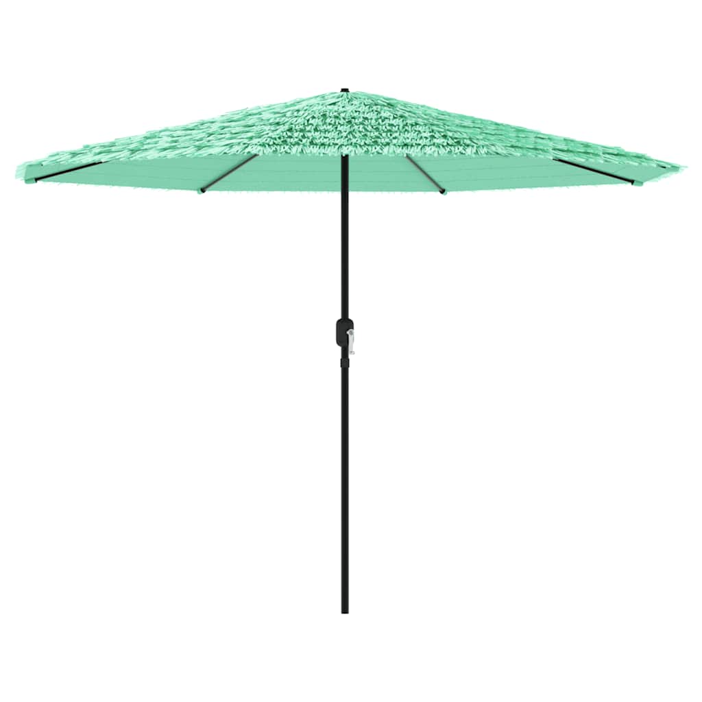 vidaXL Sonnenschirm mit Stahlmast Grün 324x324x247 cm