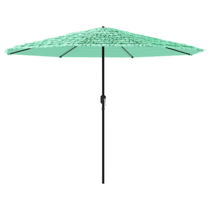 vidaXL Sonnenschirm mit Stahlmast Grün 324x324x247 cm