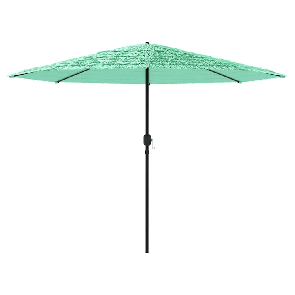 vidaXL Sonnenschirm mit Stahlmast Grün 324x324x247 cm
