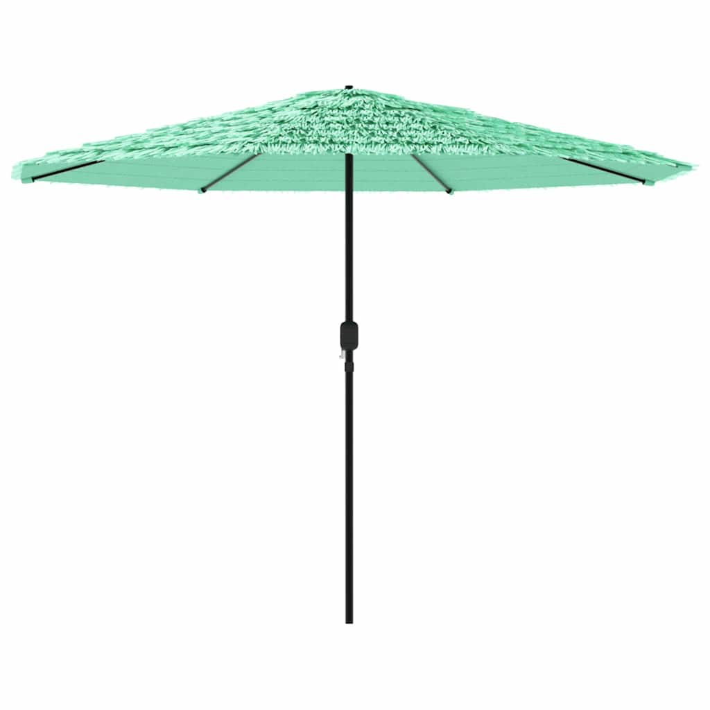 vidaXL Sonnenschirm mit Stahlmast Grün 324x324x247 cm