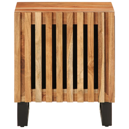 vidaXL Tables de chevet 2 pcs 40x34x46 cm Bois d'acacia massif