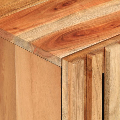 vidaXL Tables de chevet 2 pcs 40x34x46 cm Bois d'acacia massif