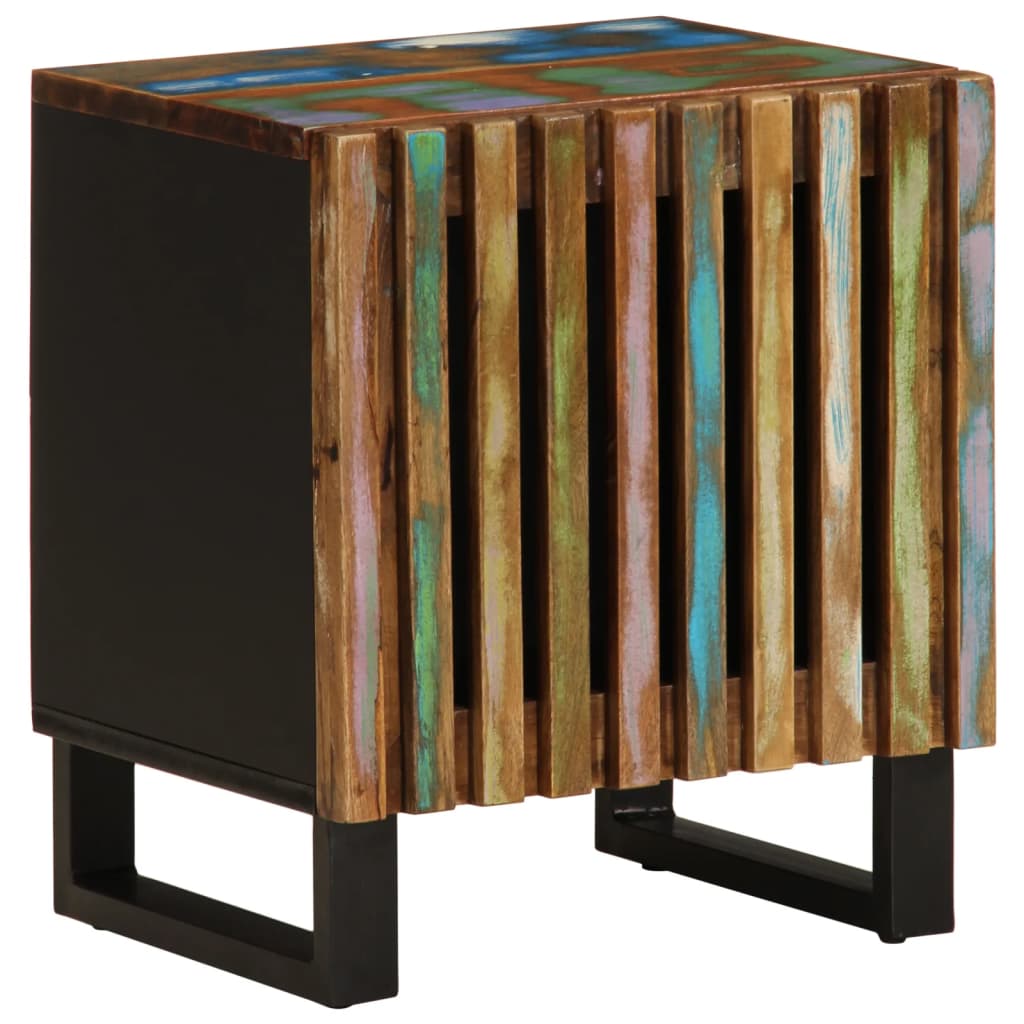 vidaXL Tables de chevet 2 pcs 40x34x46 cm Bois de récupération massif