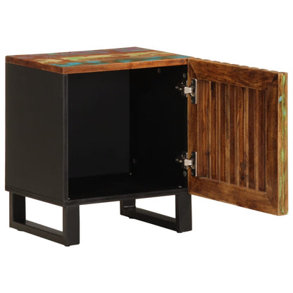 vidaXL Tables de chevet 2 pcs 40x34x46 cm Bois de récupération massif