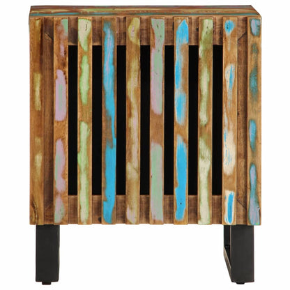 vidaXL Tables de chevet 2 pcs 40x34x46 cm Bois de récupération massif