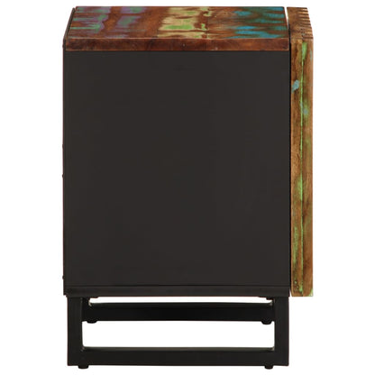 vidaXL Tables de chevet 2 pcs 40x34x46 cm Bois de récupération massif