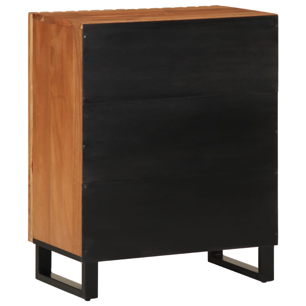 vidaXL Buffet 60x34x75 cm Bois d'acacia massif