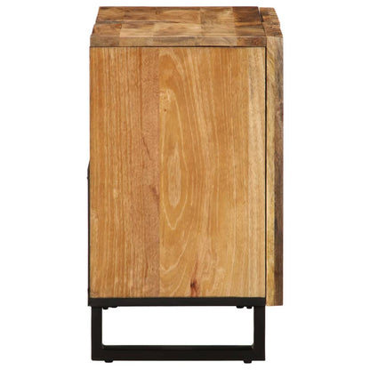 vidaXL Meuble sous-vasque 62x34x58 cm Bois de manguier massif brut