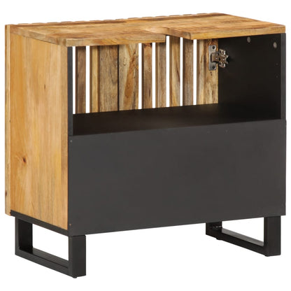 vidaXL Meuble sous-vasque 62x34x58 cm Bois de manguier massif brut