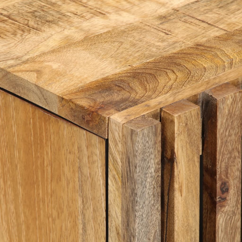 vidaXL Meuble sous-vasque 62x34x58 cm Bois de manguier massif brut