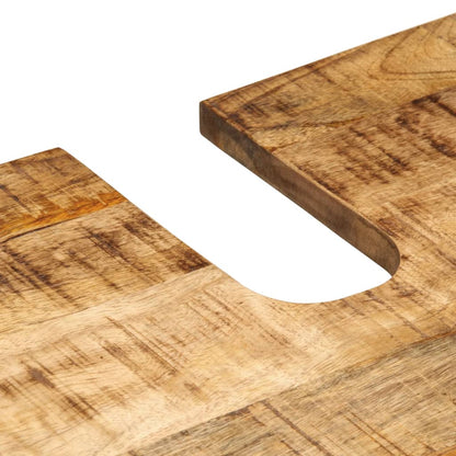 vidaXL Meuble sous-vasque 62x34x58 cm Bois de manguier massif brut
