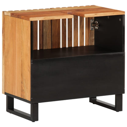 vidaXL Meuble sous-vasque 62x34x58 cm bois d'acacia massif
