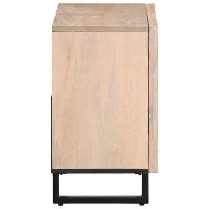 vidaXL Meuble sous lavabo 62x34x58 cm Bois de manguier massif