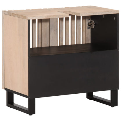 vidaXL Meuble sous lavabo 62x34x58 cm Bois de manguier massif