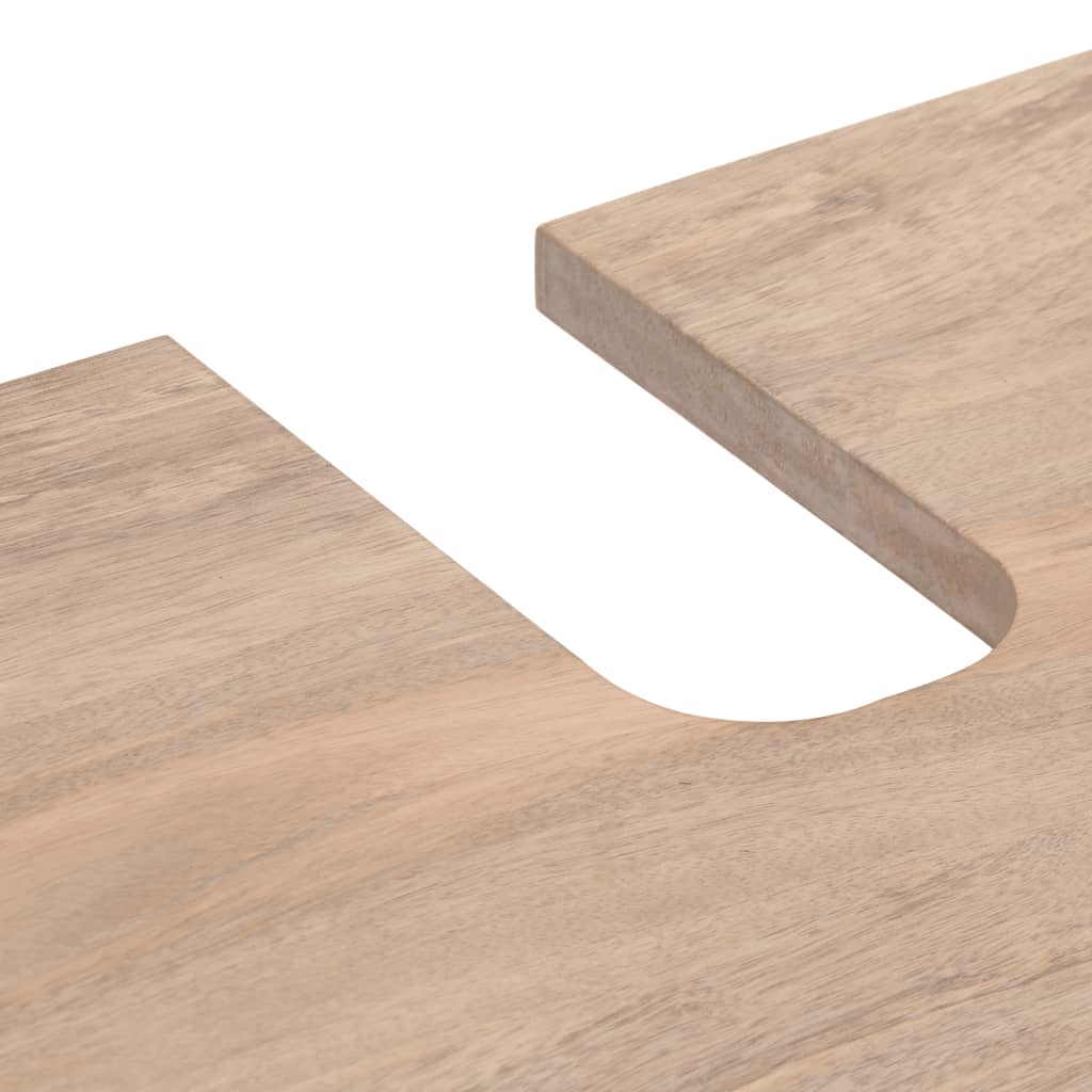 vidaXL Meuble sous lavabo 62x34x58 cm Bois de manguier massif