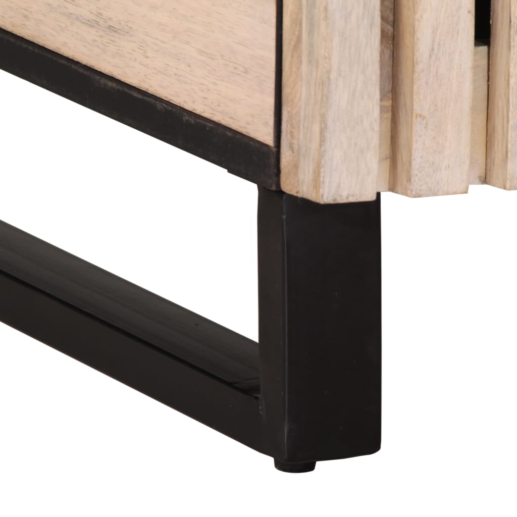 vidaXL Meuble sous lavabo 62x34x58 cm Bois de manguier massif